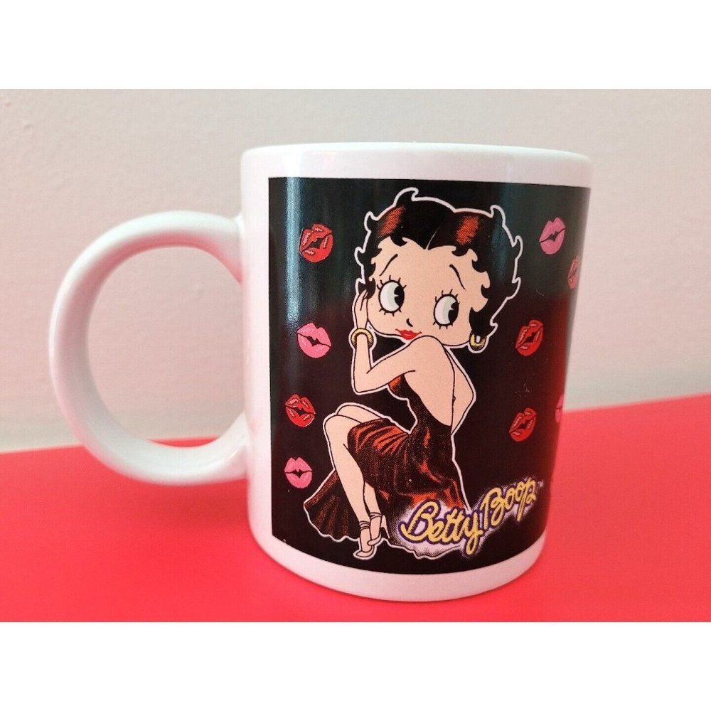 Vintage Betty Boop Lipstick Kisses Mug (2003)